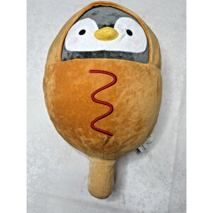 Takashoji Penguin in Corn Dog Outfit Japanese Plush NWT MEDIUM